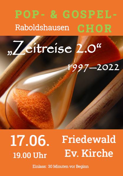 2023 Friedewald Plakat Gospelchor Bild